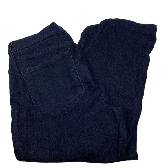 NYDJ Crop Jeans Dark Wash Sz 2 Tulip Edge  B26 - Picture 9 of 9